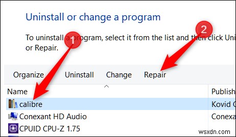 Cách sửa chữa hoặc gỡ cài đặt chương trình bị hỏng trên Windows 10