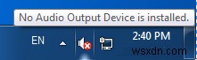 Cách khắc phục lỗi  Không có thiết bị đầu ra âm thanh nào được cài đặt  trên PC chạy Windows 10