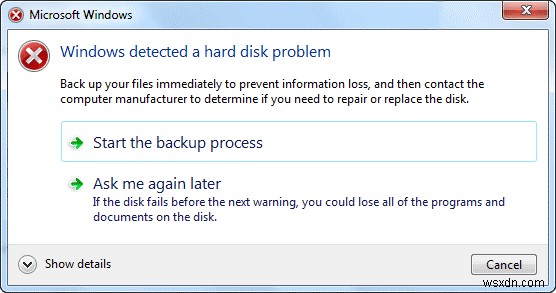 Cách khắc phục lỗi  Windows đã phát hiện sự cố đĩa cứng  trong PC chạy Windows 10?