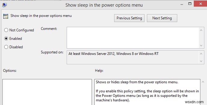 Cách khắc phục lỗi thiếu tùy chọn ngủ của Windows 10