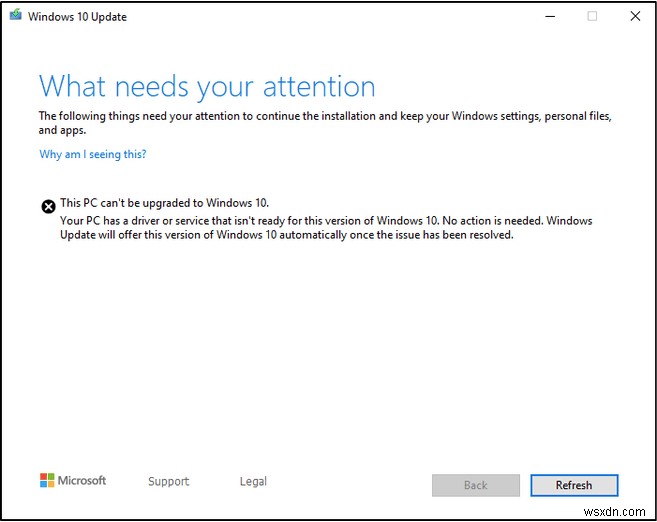 Khắc phục:Lỗi PC này không thể nâng cấp lên Windows 10
