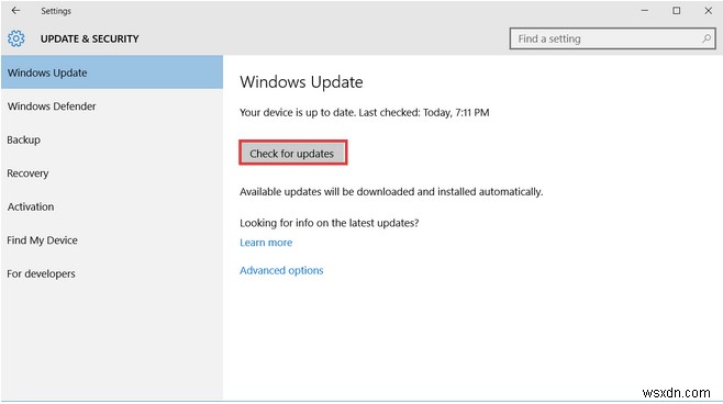 KHẮC PHỤC:Sự cố bộ đệm ngăn xếp tràn trình điều khiển trên Windows 10