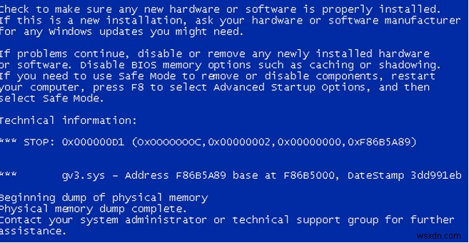 Cách khắc phục lỗi Data_Bus_Error trên Windows 10