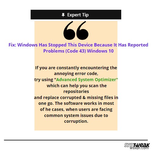 Cách giải quyết  Windows đã dừng thiết bị này vì thiết bị đã báo cáo sự cố  Mã 43