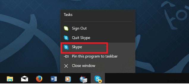 Các bước xóa Skype khỏi khay hệ thống trên Windows 10