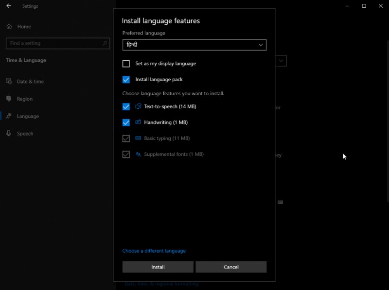 Cách cài đặt gói ngôn ngữ trên Windows 10