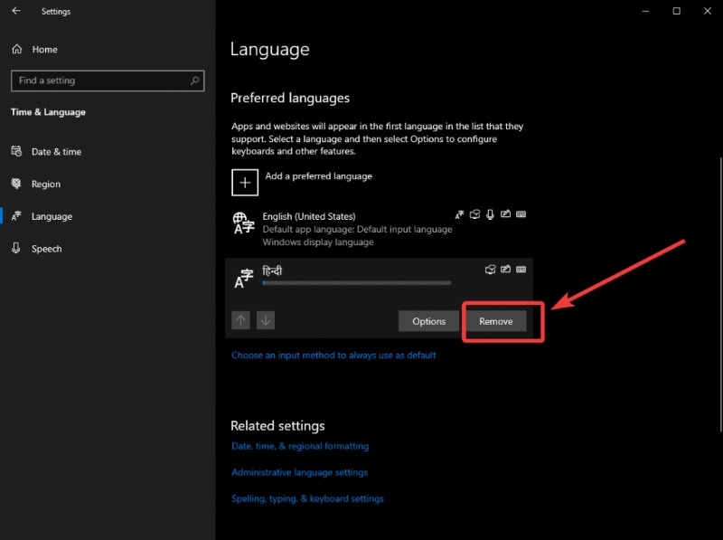 Cách cài đặt gói ngôn ngữ trên Windows 10