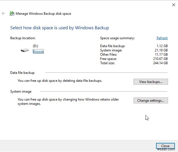 Sao lưu tự động:Cách sao lưu PC Windows 10