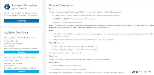 Cách tải xuống và cập nhật trình điều khiển Intel Wi-Fi 6 AX200