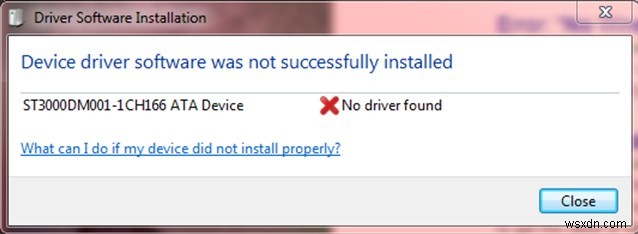 Cách khắc phục Lỗi phần mềm trình điều khiển thiết bị không được cài đặt thành công trong Windows 10?