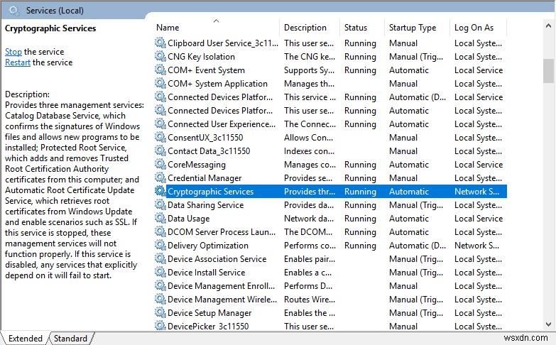 Cách khắc phục lỗi đăng ký dịch vụ bị thiếu hoặc hỏng trong Windows 10