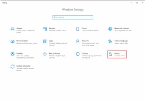 Các bước để ngăn ứng dụng nền chạy trong Windows 10