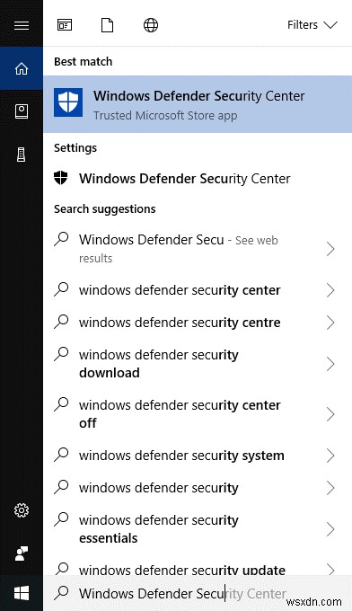 Loại bỏ tệp và thư mục khỏi bị quét trên Windows 10