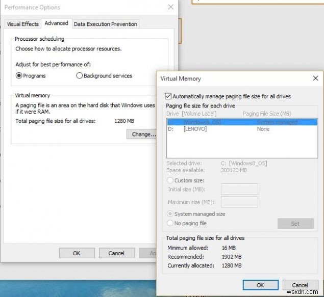 Cách tăng bộ nhớ ảo trong Windows 10:Hướng dẫn nhanh