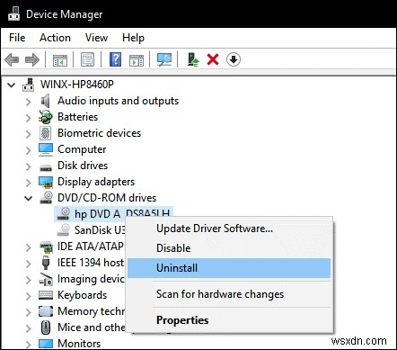Cách khắc phục ổ đĩa DVD hoặc CD không hoạt động hoặc bị thiếu trong Windows 10