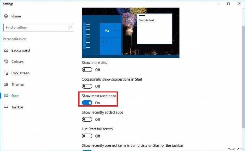 Cách xóa “Ứng dụng được sử dụng nhiều nhất” khỏi Menu Bắt đầu của Windows 10