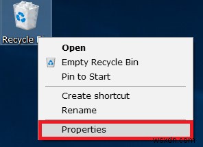 Xóa tệp trực tiếp mà không gửi chúng vào thùng rác trong Windows 10