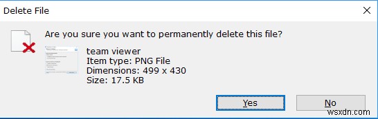 Xóa tệp trực tiếp mà không gửi chúng vào thùng rác trong Windows 10
