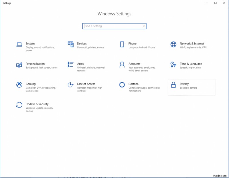 Hướng dẫn cài đặt quyền riêng tư của Windows 10