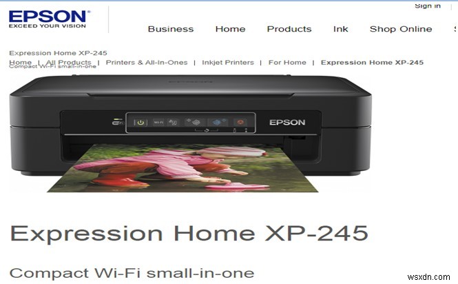 Cách tải xuống Trình điều khiển Epson XP 245 trên Windows 10