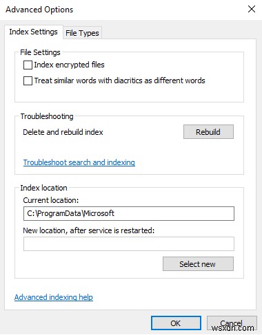 Cách lập chỉ mục tệp trong Windows 10 để tìm kiếm nhanh hơn