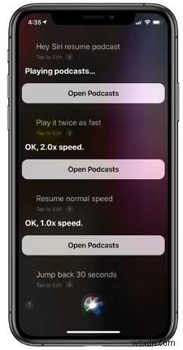 Tìm hiểu cách sử dụng Podcast với Siri 