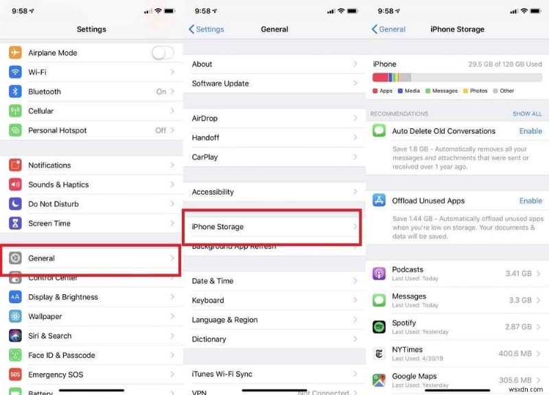 Bộ nhớ khác của iPhone:Nó là gì và làm cách nào để loại bỏ nó?