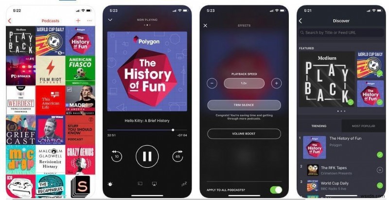 Ứng dụng Podcast tốt nhất cho iPhone năm 2022