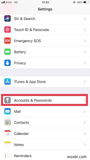 Cách xem thẻ tín dụng và mật khẩu đã lưu trên iPhone (iOS 12)