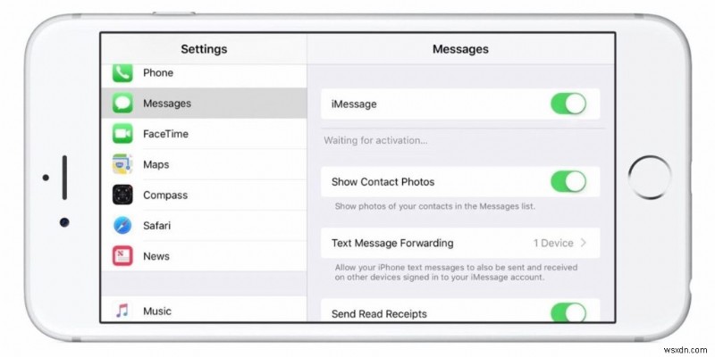 Cách kích hoạt iMessage trên iPhone