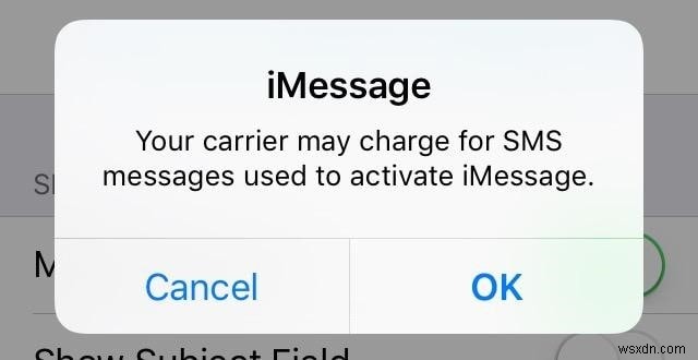 Cách kích hoạt iMessage trên iPhone