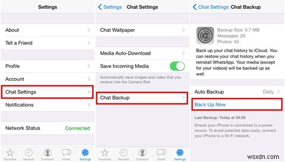 Cách tạo bản sao lưu WhatsApp trên iPhone:Ba phương pháp hàng đầu!