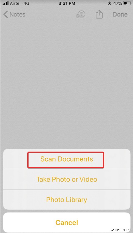 Xem những cách này để biết cách quét tài liệu trên iPhone