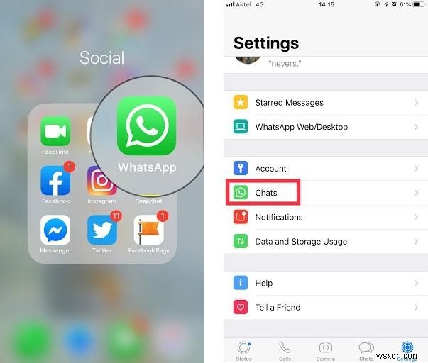 Cách xem tin nhắn WhatsApp đã xóa trên iPhone