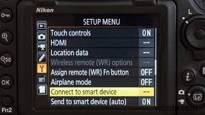 Cách kết nối Nikon D3400 với iPhone của bạn
