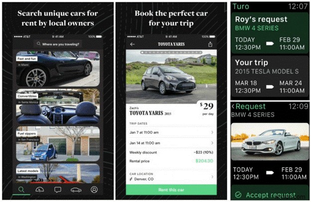15 ứng dụng cho thuê ô tô tốt nhất dành cho iPhone và Android năm 2022