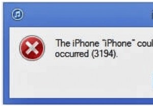 Cách khắc phục lỗi iTunes 3194