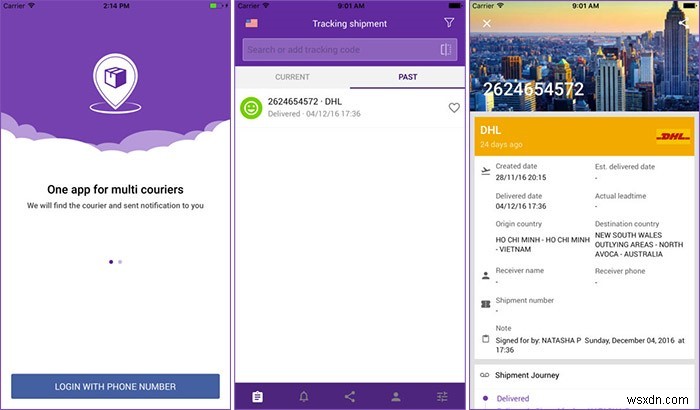 10 ứng dụng theo dõi gói hàng tốt nhất dành cho iPhone