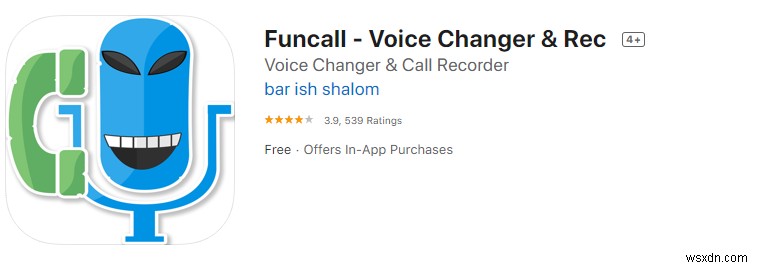 Đánh giá ứng dụng:Funcall – Thay đổi giọng nói &Rec:Thay đổi giọng nói &Ghi âm cuộc gọi