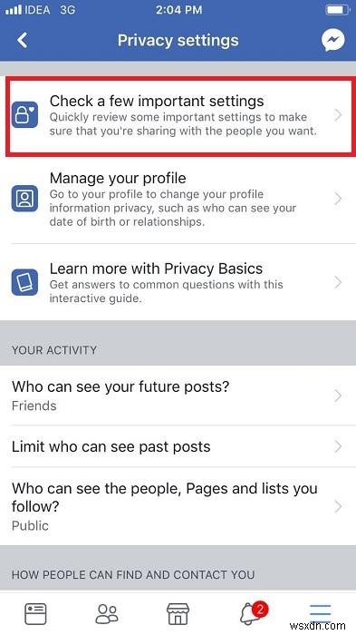 Ngăn ứng dụng bên thứ ba sử dụng dữ liệu Facebook của bạn trên iPhone
