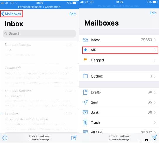 Cách nhận thông báo và biểu ngữ cho các email quan trọng trên iPhone