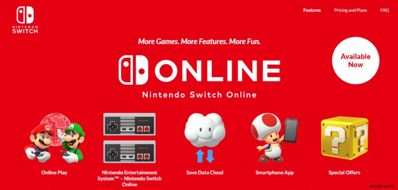 Nintendo Switch Online:Tất cả những gì bạn cần biết