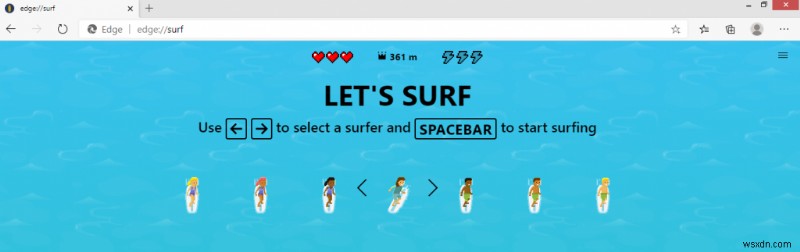 Cách chơi trò chơi Microsoft Edge Surf trên PC của bạn?