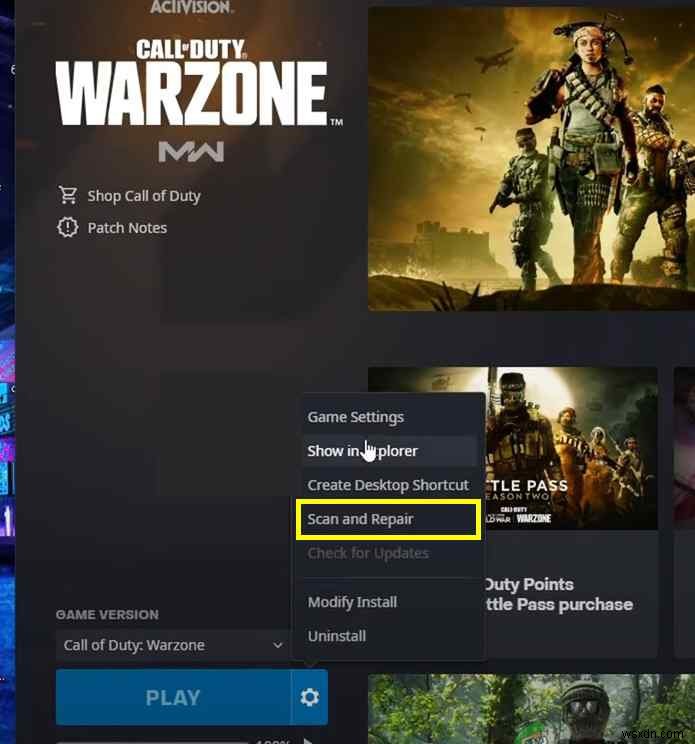 Cách khắc phục tình trạng đóng băng Warzone trên PC