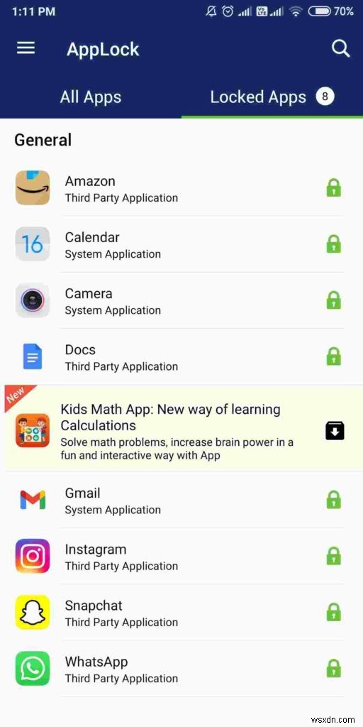 Bảo mật ứng dụng của bạn trong Android bằng AppLock