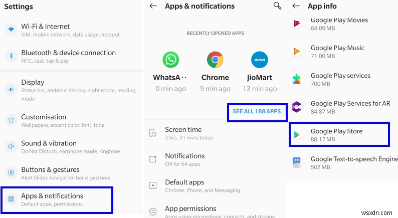 Các bước để khắc phục mã lỗi Google Play 910 trên Android