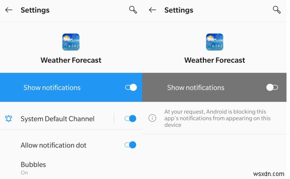 Làm cách nào để tắt thông báo và cảnh báo thời tiết trên điện thoại thông minh Android của bạn?