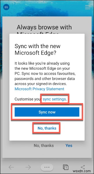 Cách cài đặt và sử dụng Microsoft Edge trên Android