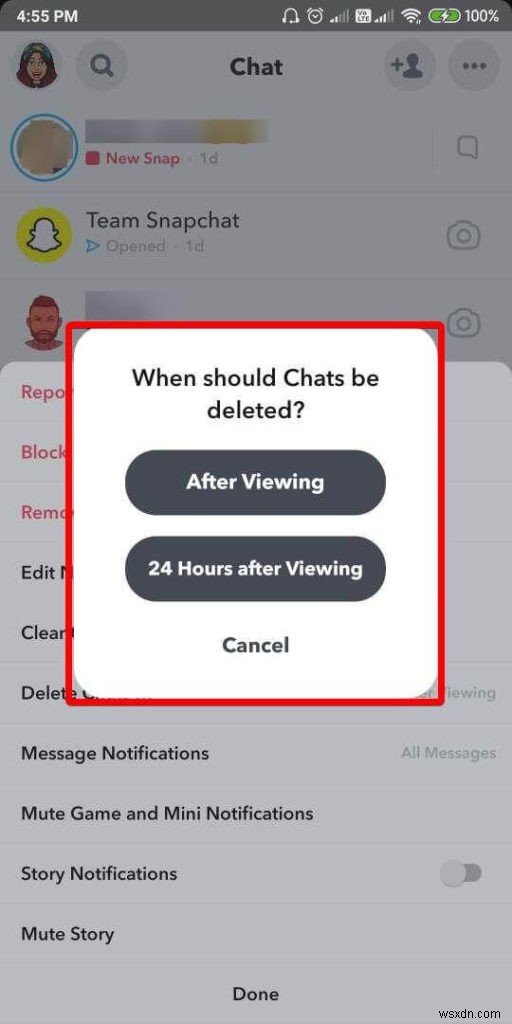 Làm cách nào để khóa trò chuyện trên Snapchat?