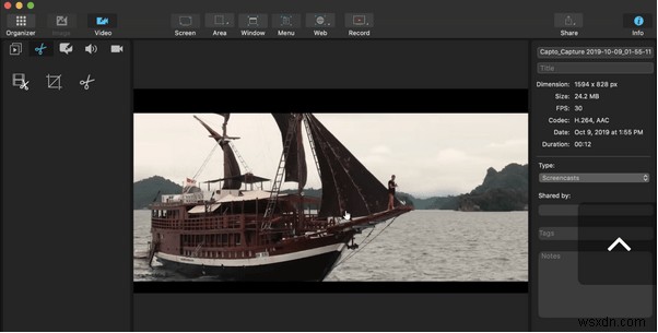 Đánh giá Capto:Ứng dụng quay video và màn hình tốt nhất cho Mac